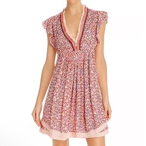 Poupette St. Barth Sasha Floral Mini Dress NWOT
